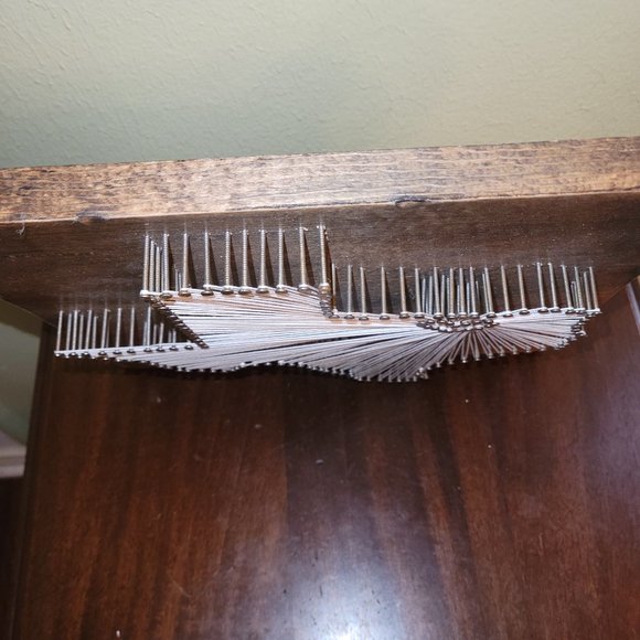 Hand Made String Art. The State of Texas. 11"x12" - Picture 6 of 6